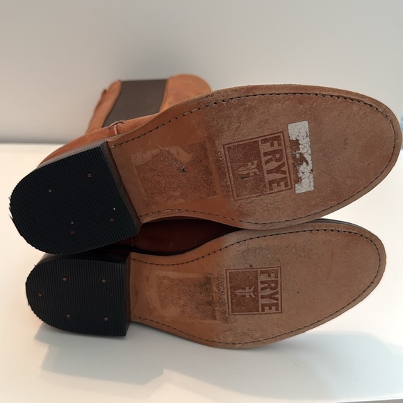 NEW 6 Frye Brown Leather Riding Boot - Picture 8 of 11